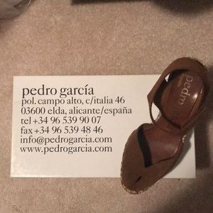 Pedro Garcia Wedges